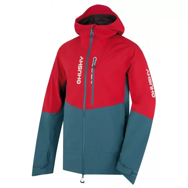  Jacheta pentru bărbați HUSKY NICCO M ROȘU/TURQUOISE 