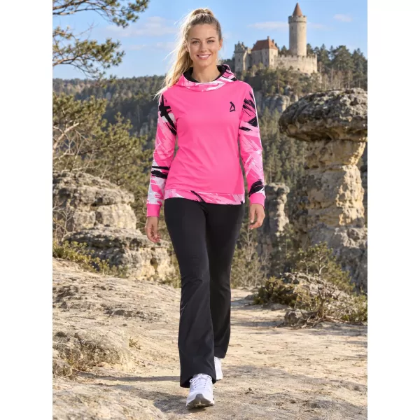  Hanorac funcțional premium pentru femei ALTISPORT VOJ/ALW039MI01 ROZ FLUO 