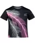 Tricou funcțional premium pentru copii ALTISPORT VOJ/ALK001TR01 NEGRU/ROZ DESCHIS