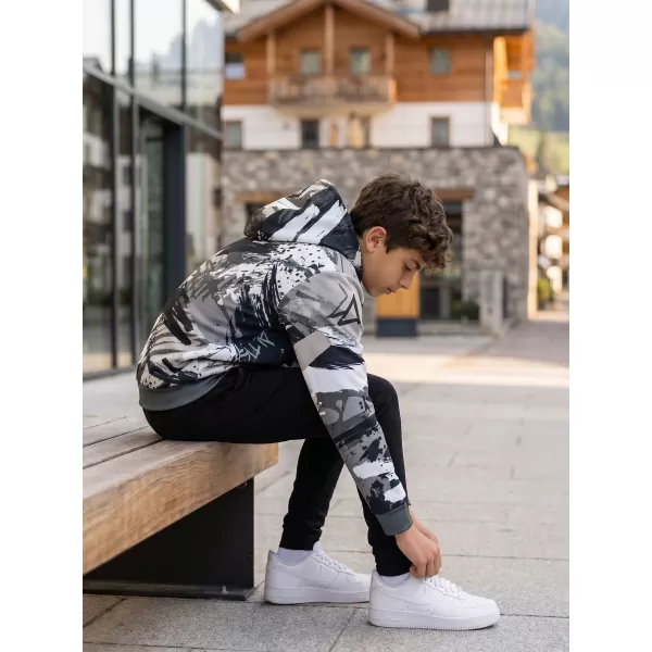  Hanorac funcțional premium pentru copii ALTISPORT VOJ/ALK014MI01 NEGRU/GRI 