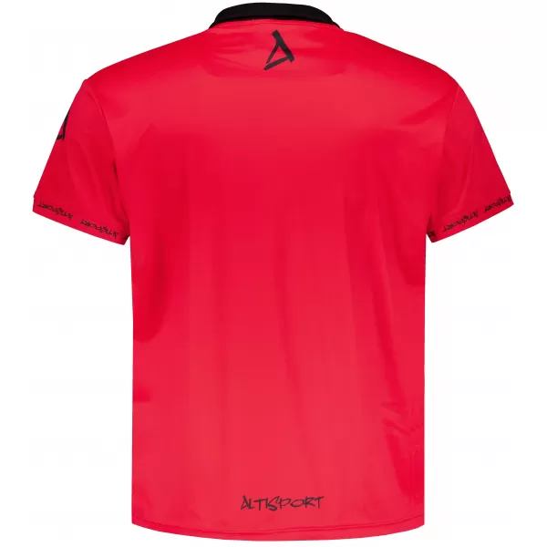  Tricou funcțional pentru bărbați cu guler premium ALTISPORT VOJ/ALM000TR05 ROŞU 