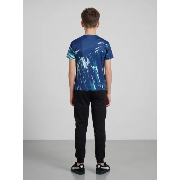  Tricou funcțional premium pentru copii ALTISPORT VOJ/ALK010TR01 KEROSEN/ALBASTRU 