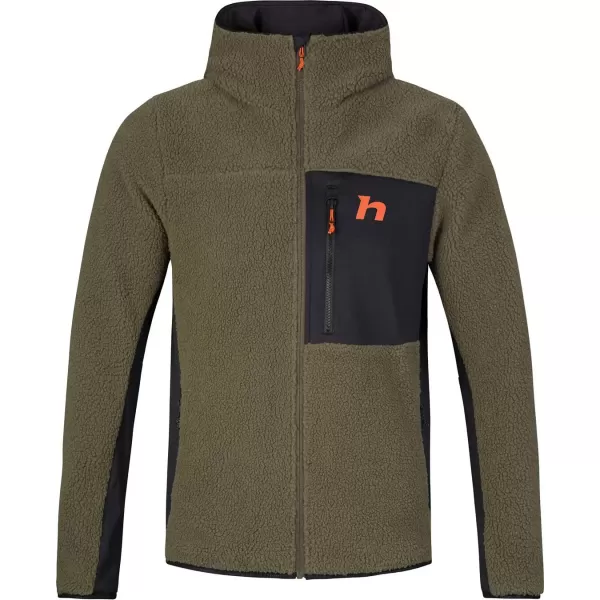  Hanorac pentru bărbați HANNAH KODIAK HOODY VERDE IEDERA/ANTRACIT 