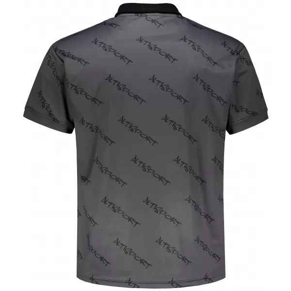 Tricou funcțional pentru bărbați cu guler premium ALTISPORT VOJ/ALM050TR05 GRI 