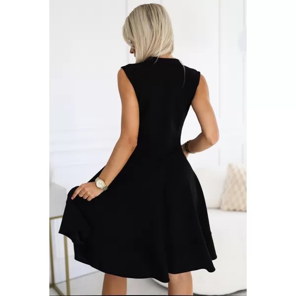  Rochie NUMOCO 573-1 NEGRU 