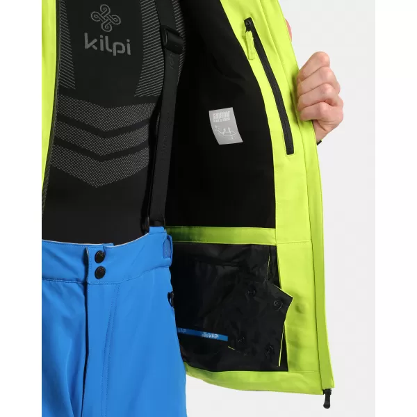  Jachetă de schi pentru bărbați KILPI TURNAU-M WM0109KI VERDE DESCHIS 