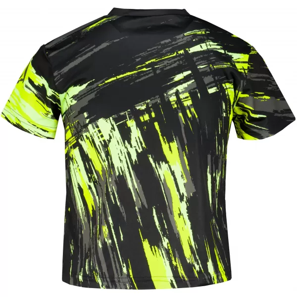  Tricou funcțional premium pentru copii ALTISPORT VOJ/ALK010TR01 NEGRU SI GALBEN 