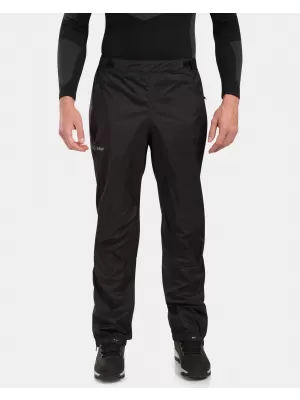 Pantaloni de exterior impermeabili pentru bărbați KILPI ALPIN-M WM0403KI NEGRU