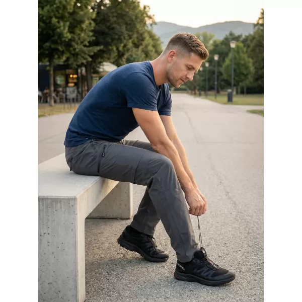  Pantaloni/short pentru bărbați ALTISPORT NoPrint NP/ALM2021NJ CARBON 