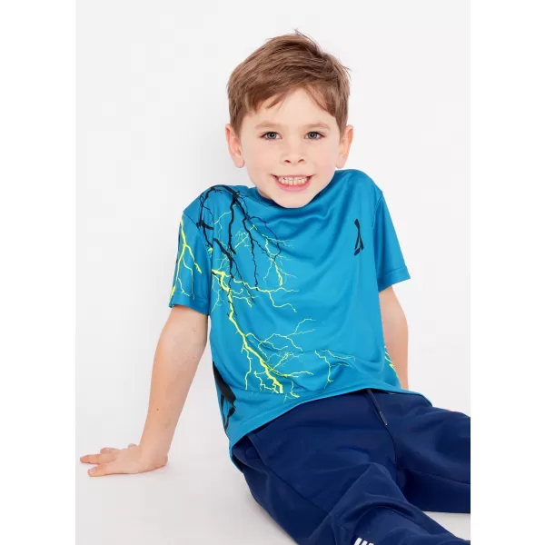  Tricou funcțional premium pentru copii ALTISPORT VOJ/ALK004TR01 KEROSEN/GALBEN 