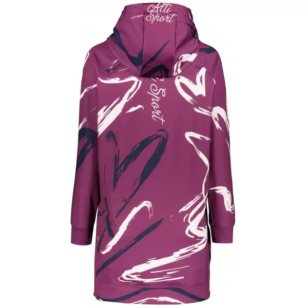  Hanorac prelungit funcțional pentru femei premium ALTISPORT VOJ/ALW049MI03 VIOLET 
