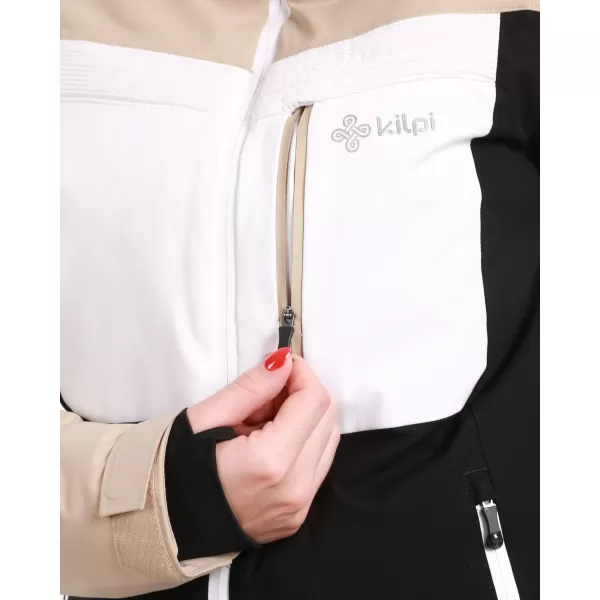  Jachetă de schi pentru femei KILPI VALERA-W WL0106KI BEJ 