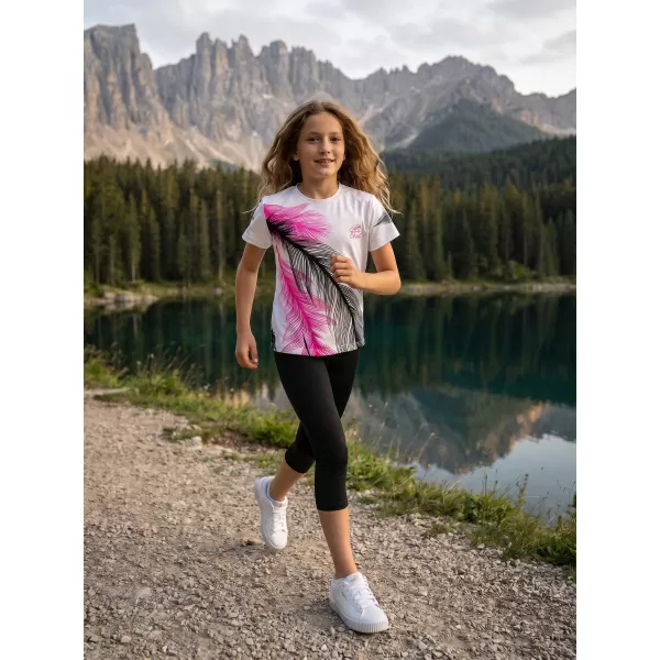  Tricou funcțional premium pentru copii ALTISPORT VOJ/ALK001TR01 ALB 