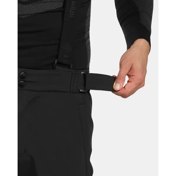  Pantaloni de schi softshell pentru bărbați KILPI RHEA-M WM0409KI NEGRU 