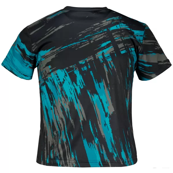  Tricou funcțional premium pentru copii ALTISPORT VOJ/ALK010TR01 NEGRU/SMARALD 