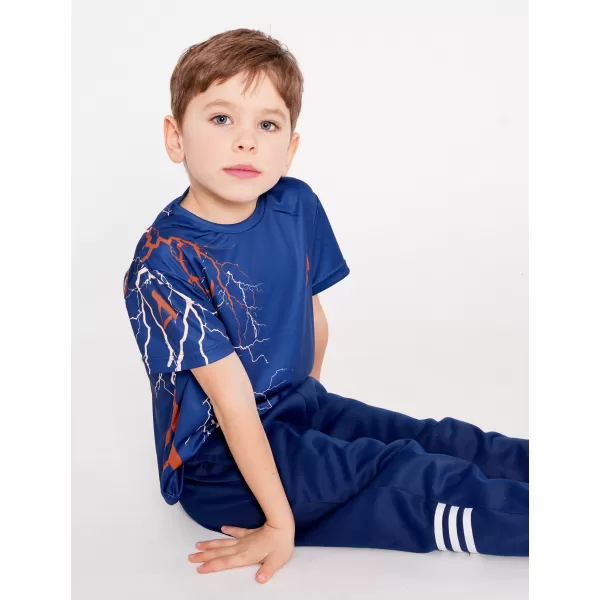  Tricou funcțional premium pentru copii ALTISPORT VOJ/ALK004TR01 BLEUMARIN/MARO 