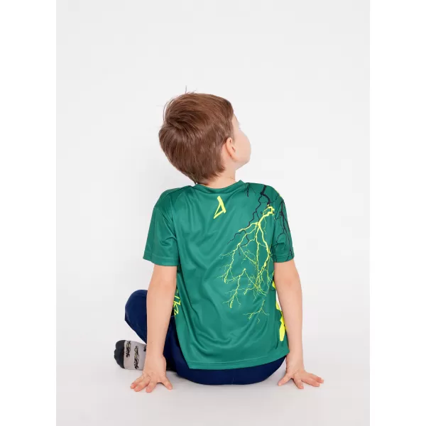  Tricou funcțional premium pentru copii ALTISPORT VOJ/ALK004TR01 VERDE STICLA 
