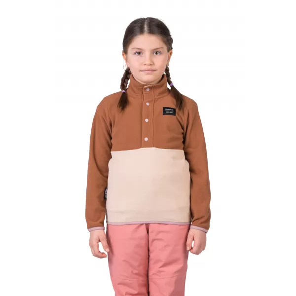  Hanorac pentru copii HANNAH MINT JR ULEI DE ARGAN/OREZ BRUN 