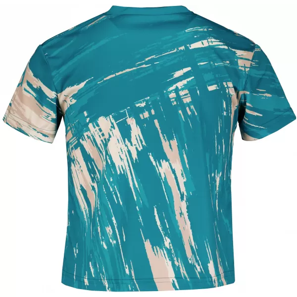 Tricou funcțional premium pentru copii ALTISPORT VOJ/ALK010TR01 SMARALD/ALBASTRU 
