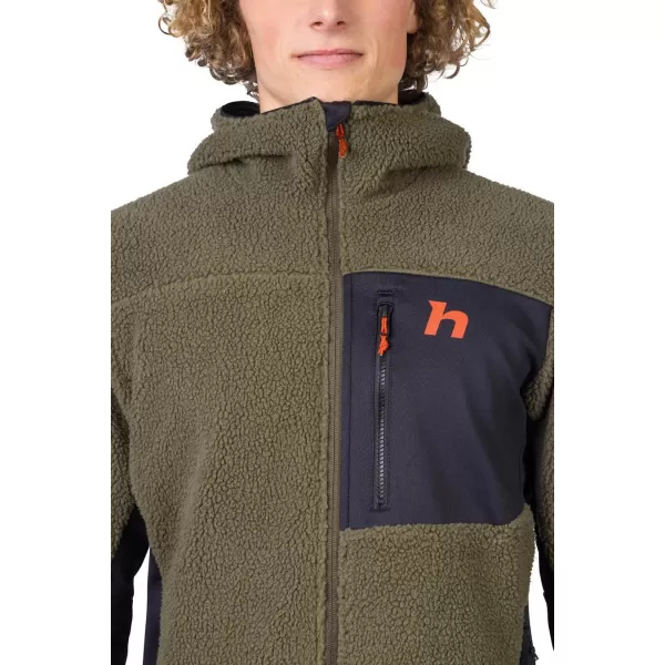  Hanorac pentru bărbați HANNAH KODIAK HOODY VERDE IEDERA/ANTRACIT 