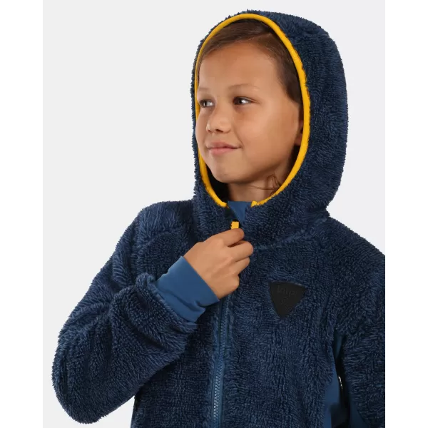  Hanorac fleece pentru băieți KILPI NORKA-JB WJ0201KI ALBASTRU ÎNCHIS 