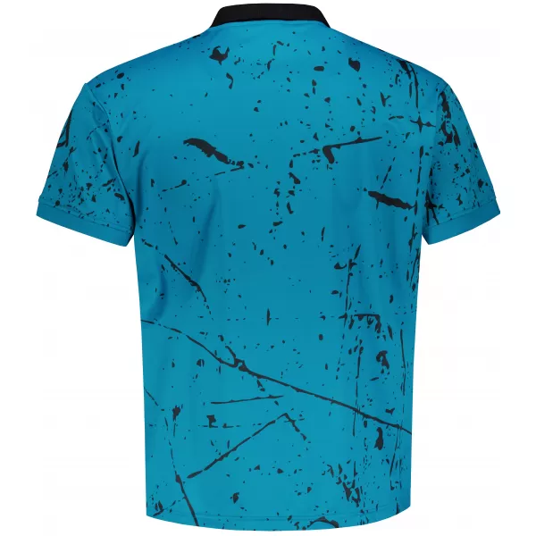  Tricou funcțional pentru bărbați cu guler premium ALTISPORT VOJ/ALM034TR05 SMARALD 