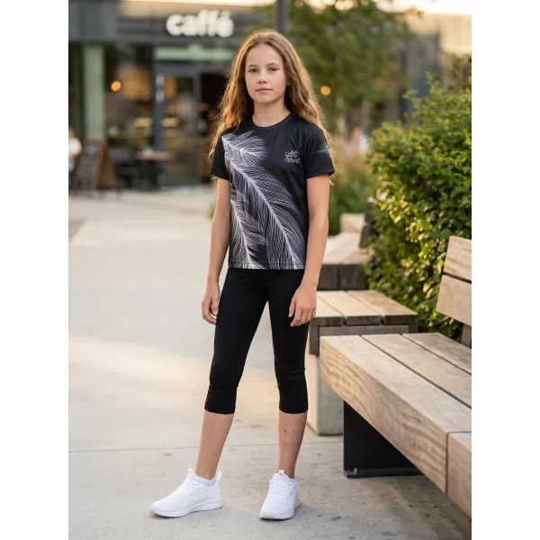  Tricou funcțional premium pentru copii ALTISPORT VOJ/ALK001TR01 NEGRU/GRI 