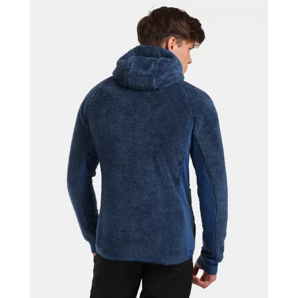  Hanorac pentru bărbați din fleece KILPI NORKA-M WM0204KI ALBASTRU ÎNCHIS 