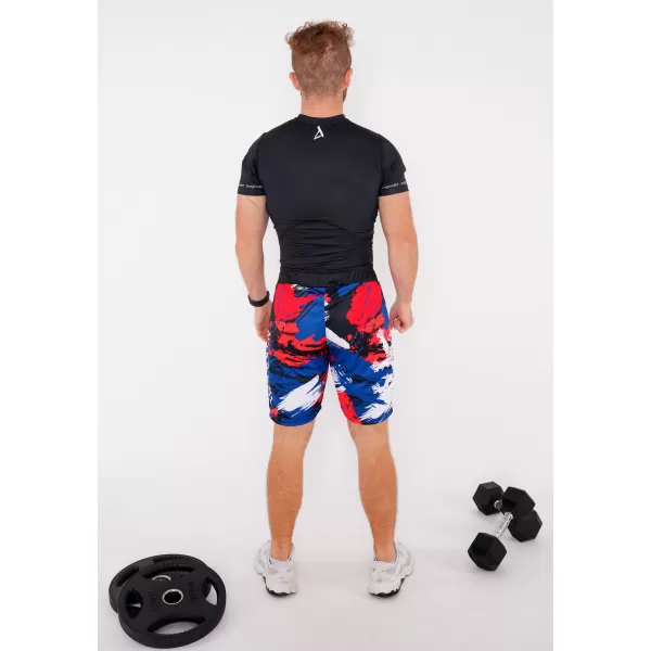  Pantaloni scurți funcționali premium pentru bărbați, fără buzunare ALTISPORT VOJ/ALM036KRA02 CEH 
