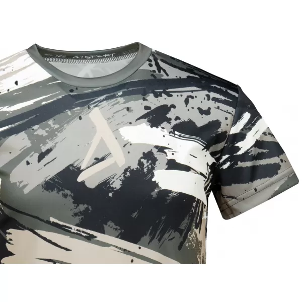  Tricou funcțional premium pentru copii ALTISPORT VOJ/ALK014TR01 NEGRU/GRI 