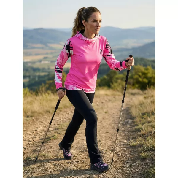  Hanorac funcțional premium pentru femei ALTISPORT VOJ/ALW039MI01 ROZ FLUO 