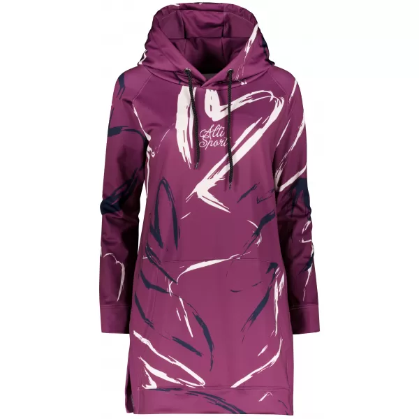  Hanorac prelungit funcțional pentru femei premium ALTISPORT VOJ/ALW049MI03 VIOLET 