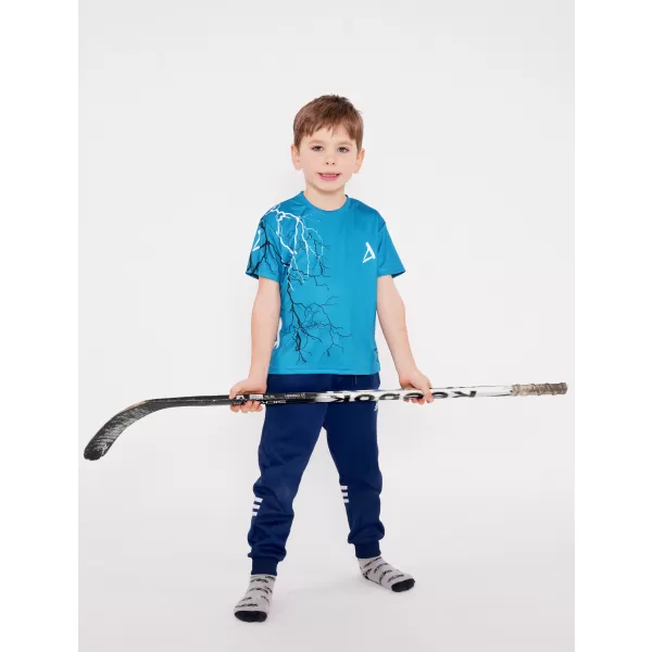  Tricou funcțional premium pentru copii ALTISPORT VOJ/ALK004TR01 KEROSEN/ALB 