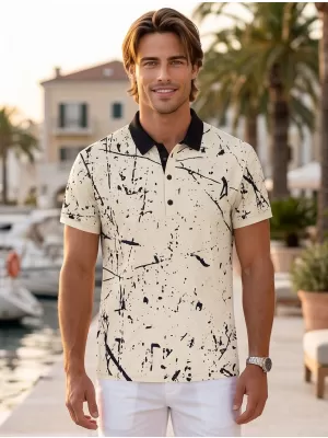 Tricou funcțional pentru bărbați cu guler premium ALTISPORT VOJ/ALM034TR05 MARO