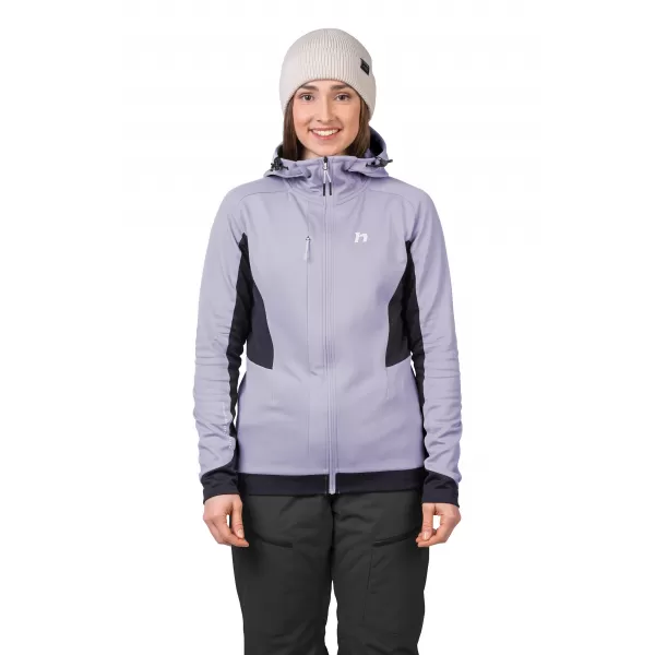  Hanorac de dama HANNAH NELA HOODY AURA DE LAVANDĂ/ANTRACIT 