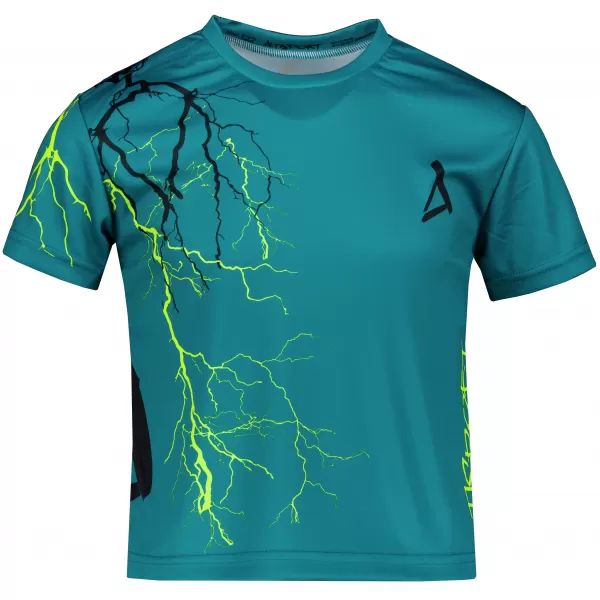  Tricou funcțional premium pentru copii ALTISPORT VOJ/ALK004TR01 KEROSEN/GALBEN 