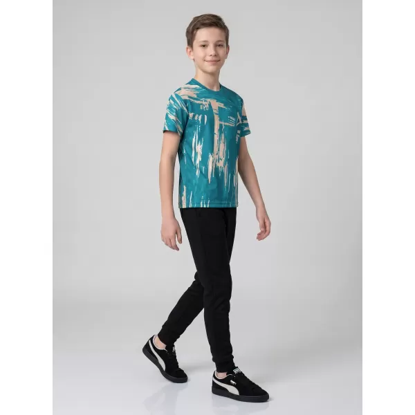  Tricou funcțional premium pentru copii ALTISPORT VOJ/ALK010TR01 SMARALD/ALBASTRU 
