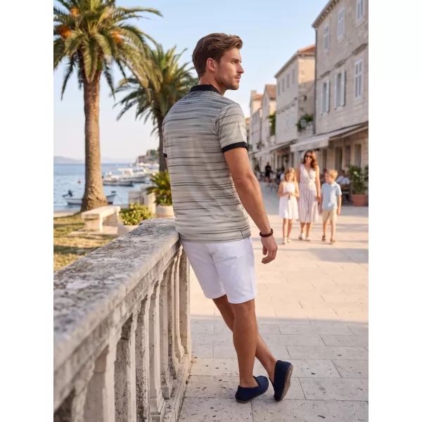  Tricou funcțional pentru bărbați cu guler premium ALTISPORT VOJ/ALM031TR05 NEGRU/MARO 