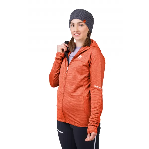  Hanorac de dama HANNAH MEDA HOODY PORTOCALE PICANT MEL 