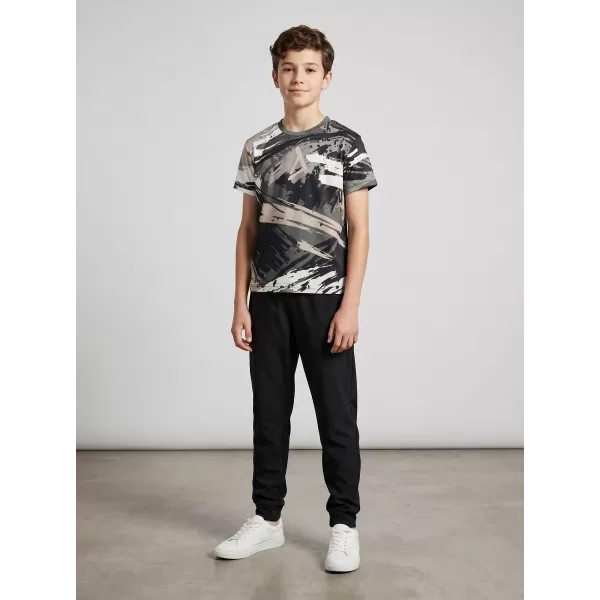  Tricou funcțional premium pentru copii ALTISPORT VOJ/ALK014TR01 NEGRU/GRI 