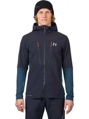 Jachetă pentru bărbați HANNAH TRANE HOODY ANTRACIT/MARE STRATIFICATĂ