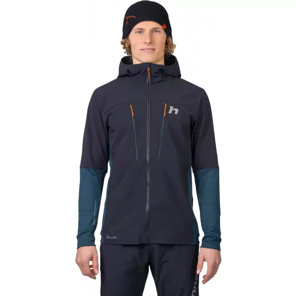 Jachetă pentru bărbați HANNAH TRANE HOODY ANTRACIT/MARE STRATIFICATĂ 
