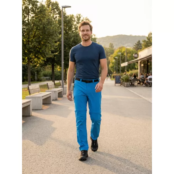  Pantaloni/short pentru bărbați ALTISPORT NoPrint NP/ALM2021NJ ALBASTRU STRĂLUCITOR 