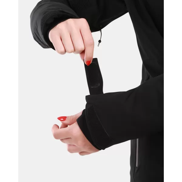  Jachetă de schi pentru femei KILPI VALERA-W WL0106KI NEGRU 