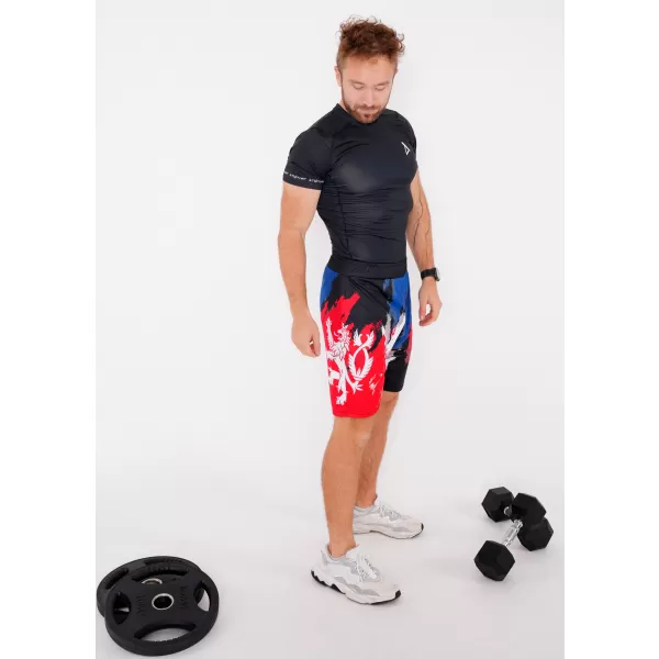  Pantaloni scurți funcționali premium pentru bărbați, fără buzunare ALTISPORT VOJ/ALM036KRA02 DUNGI 