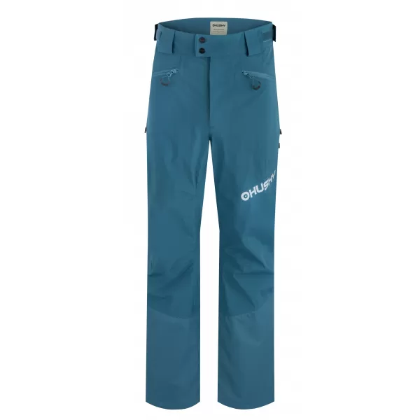  Pantaloni duriști pentru bărbați HUSKY KIPPE M TURCOAZ DECOLORAT 