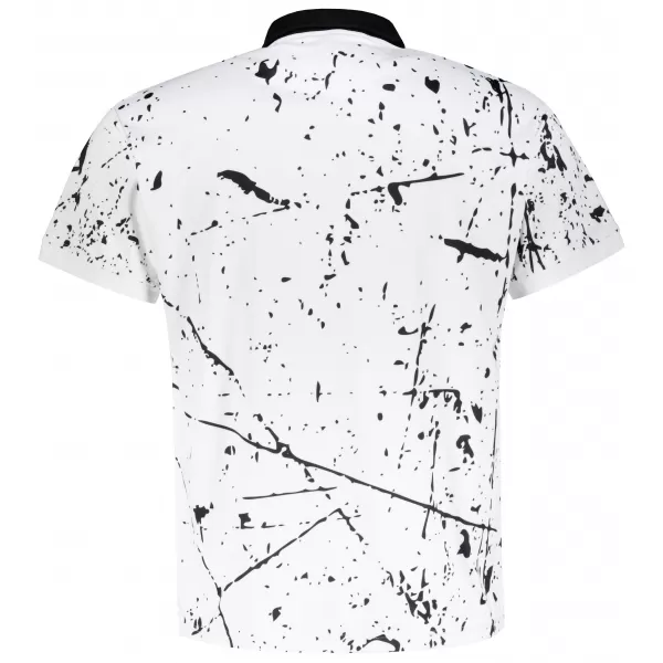  Tricou funcțional pentru bărbați cu guler premium ALTISPORT VOJ/ALM034TR05 ALB 