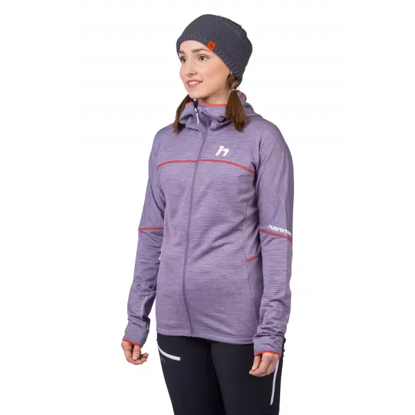  Hanorac de dama HANNAH MEDA HOODY GRI LAVANDĂ MEL 