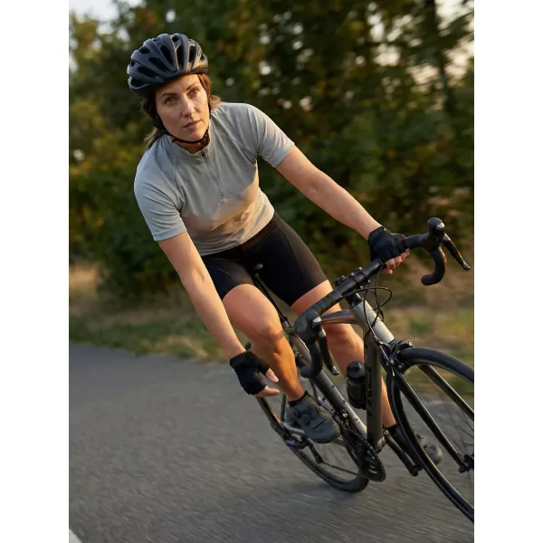  Tricou de ciclism pentru femei ALTISPORT NoPrint NP/ALW115NJ ARGINT 