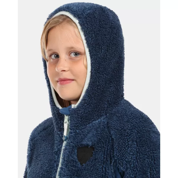  Hanorac pentru fete din fleece KILPI NORKA-JG WJ0211KI ALBASTRU ÎNCHIS 
